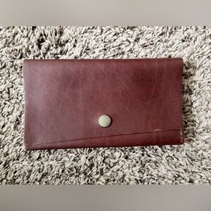 Portland Leather Goods Cognac Leather Rancher Wallet